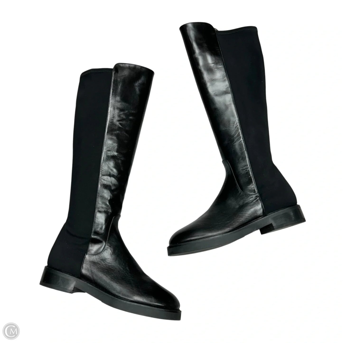 Boots Knee Flats By Theory In Black, Size: 10.5