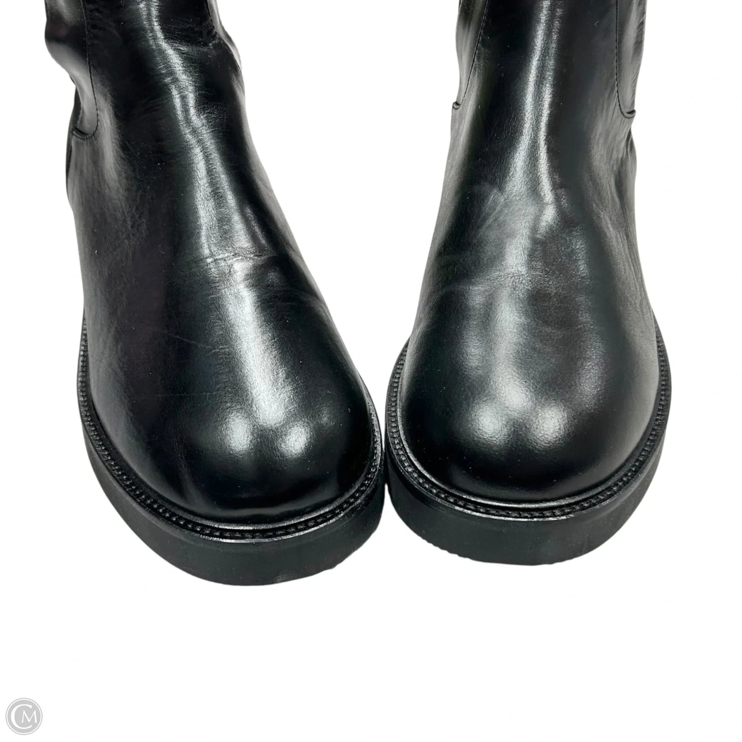 Boots Knee Flats By Theory In Black, Size: 10.5
