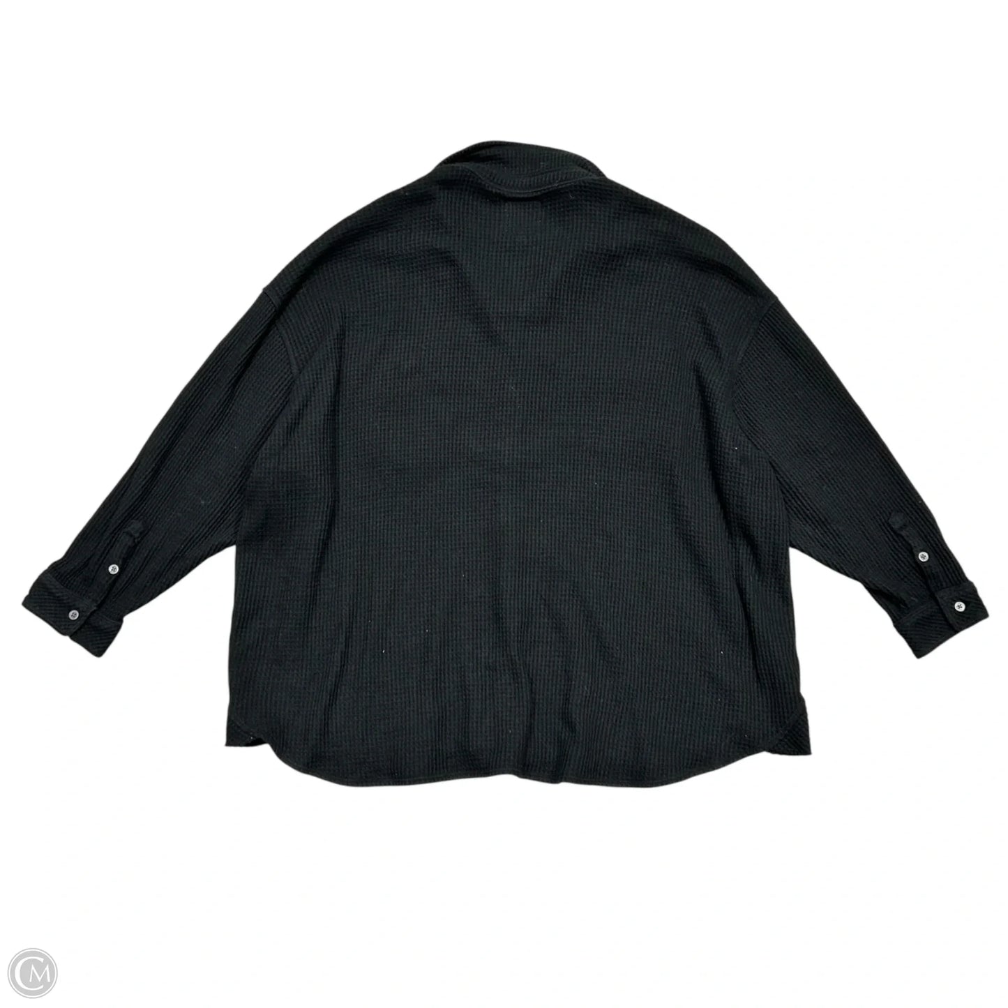 Jacket Shirt By Aerie In Black, Size: L