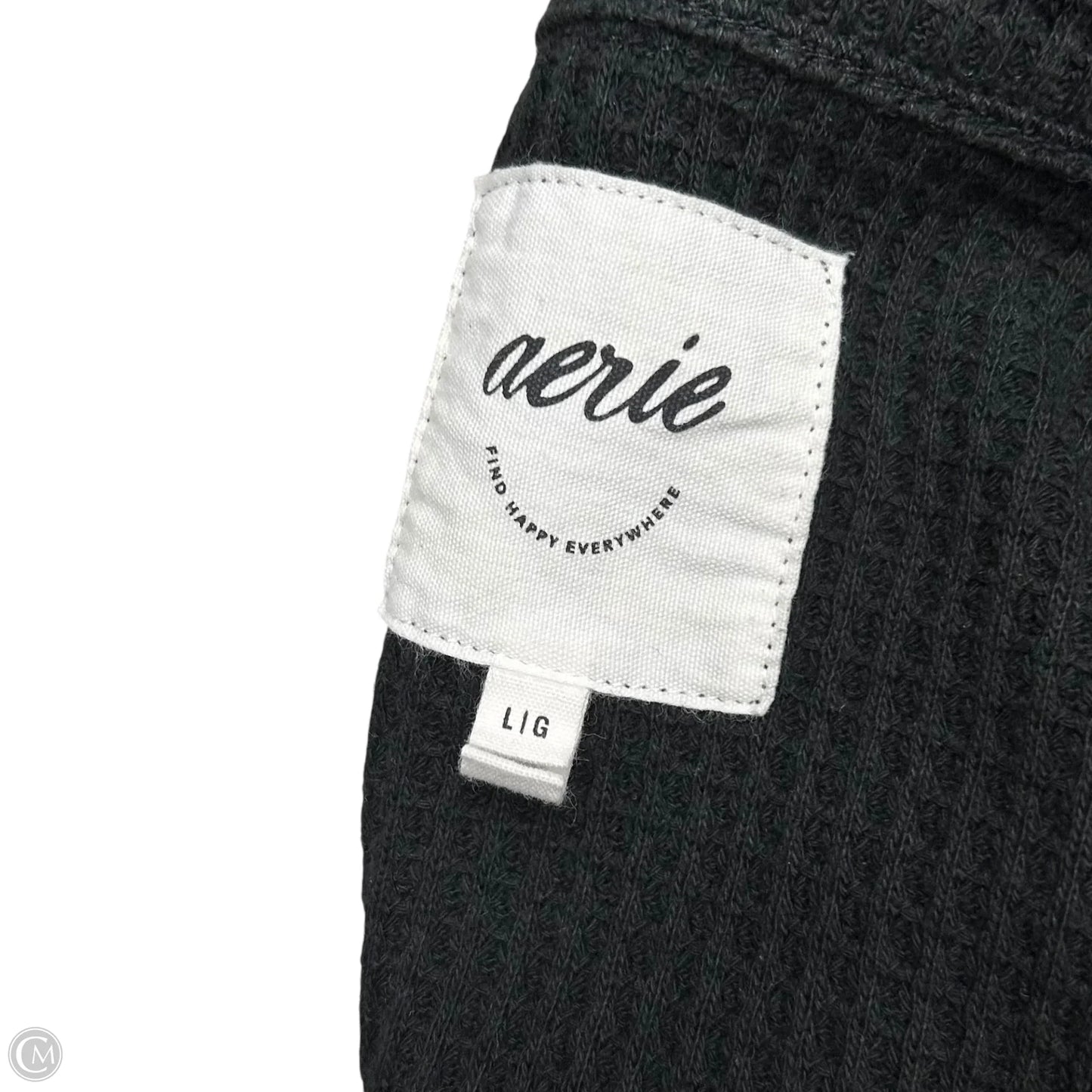 Jacket Shirt By Aerie In Black, Size: L