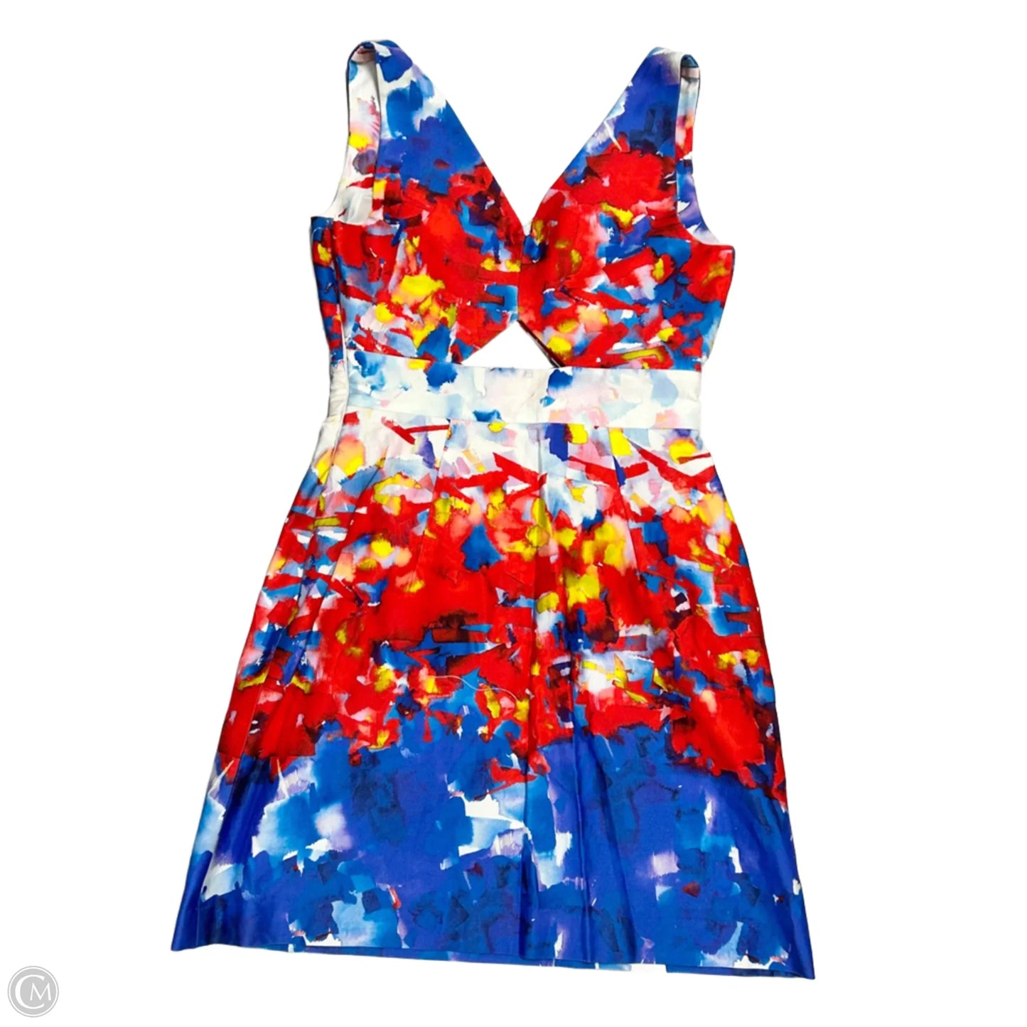 Dress Designer By Milly In Blue & Red, Size: M
