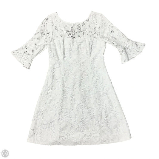 Dress Designer By Lilly Pulitzer In White, Size: M