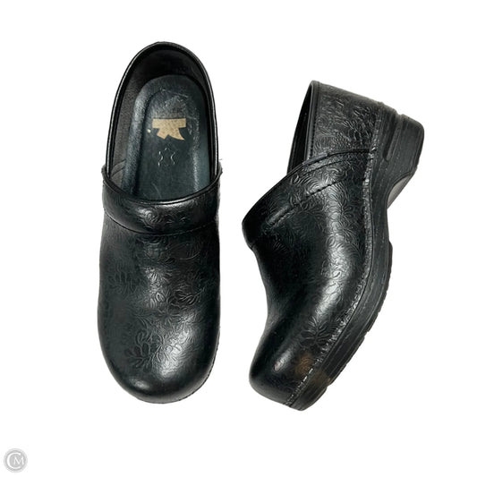 Shoes Heels Wedge By Dansko In Black, Size: 8.5