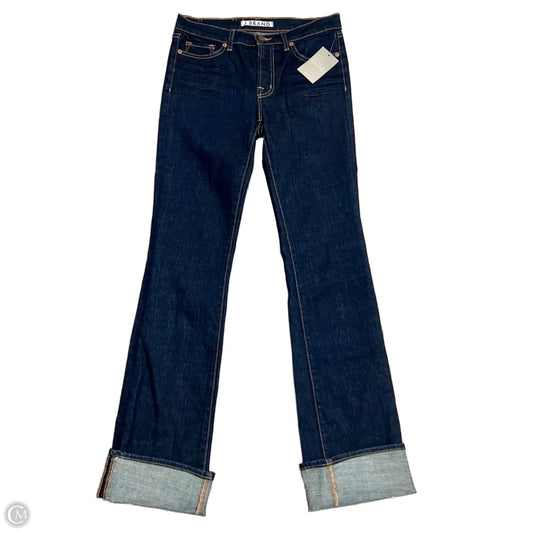 Jeans Straight By J Brand In Blue Denim, Size: 6