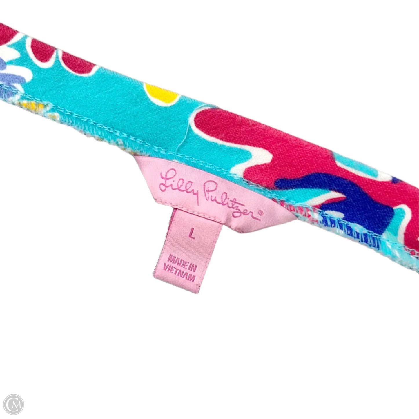 Dress Designer By Lilly Pulitzer In Blue & Pink, Size: L