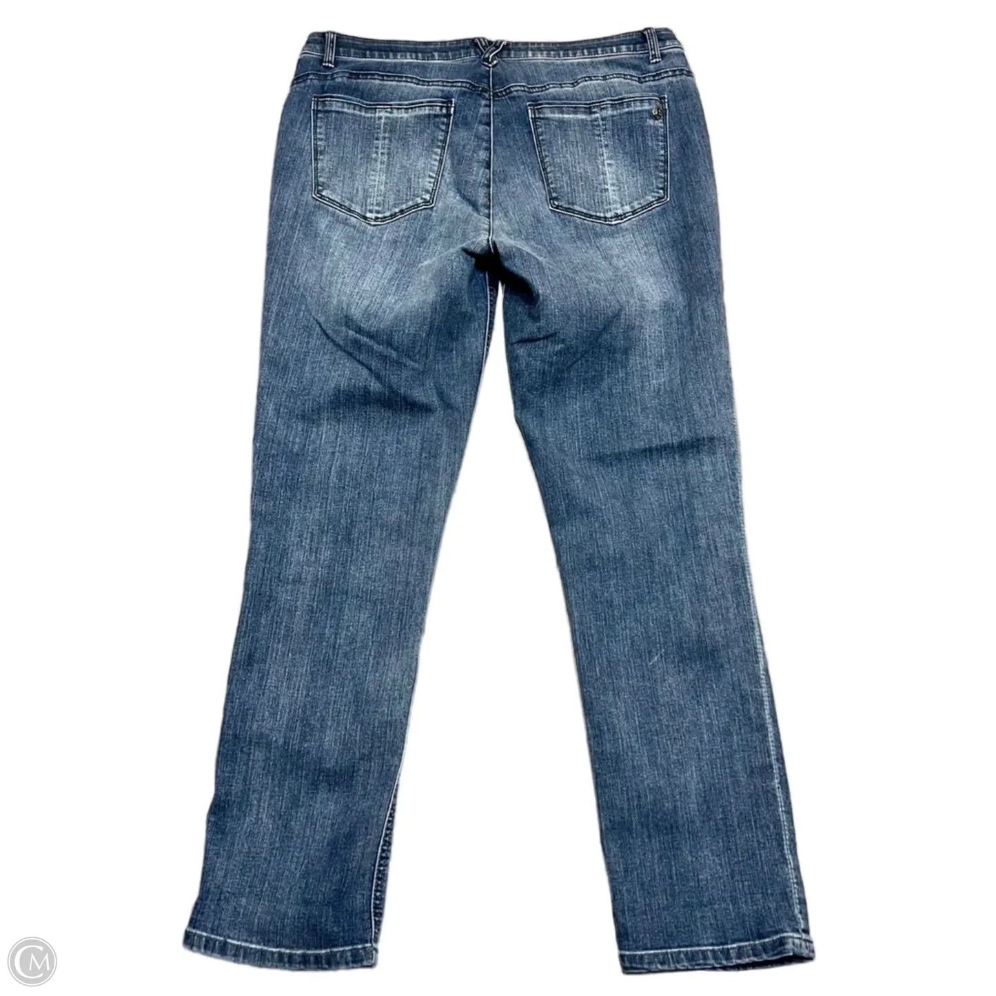 Jeans Straight By Democracy In Blue Denim, Size: 12