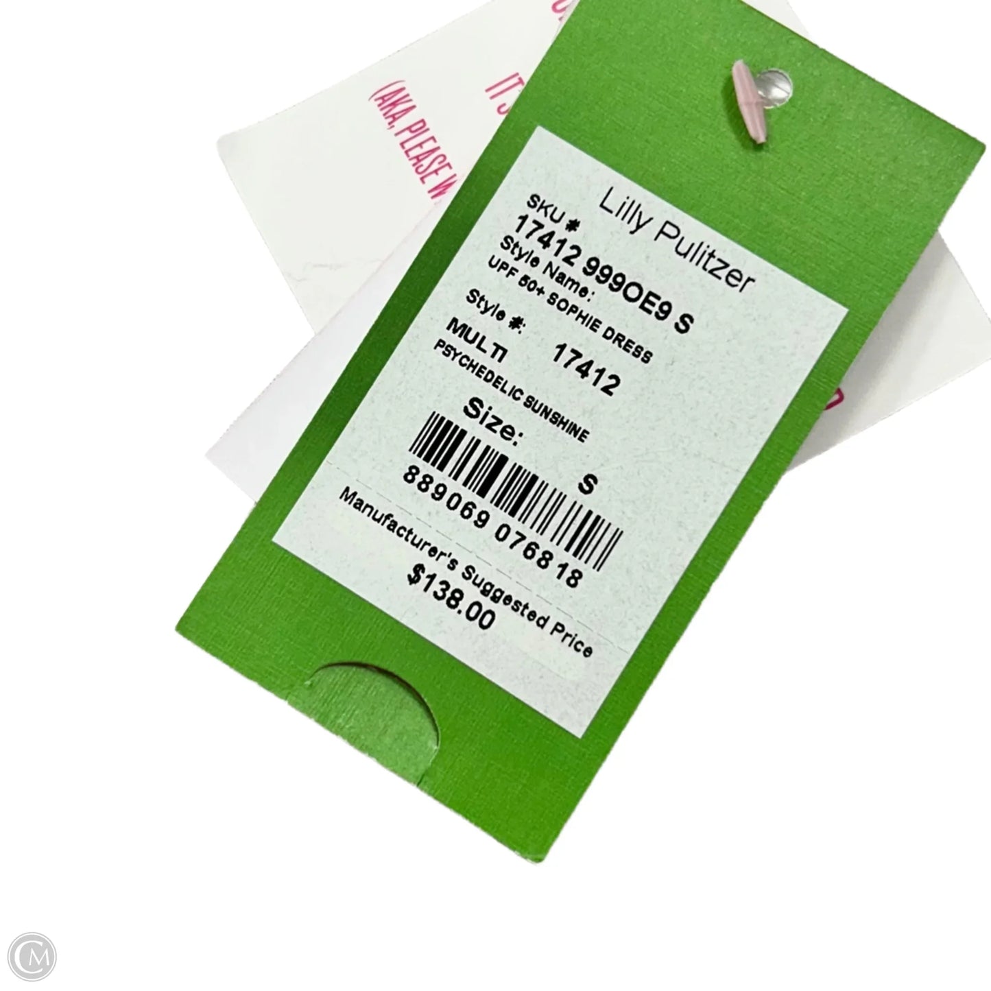 Dress Designer By Lilly Pulitzer In Blue & Pink, Size: S