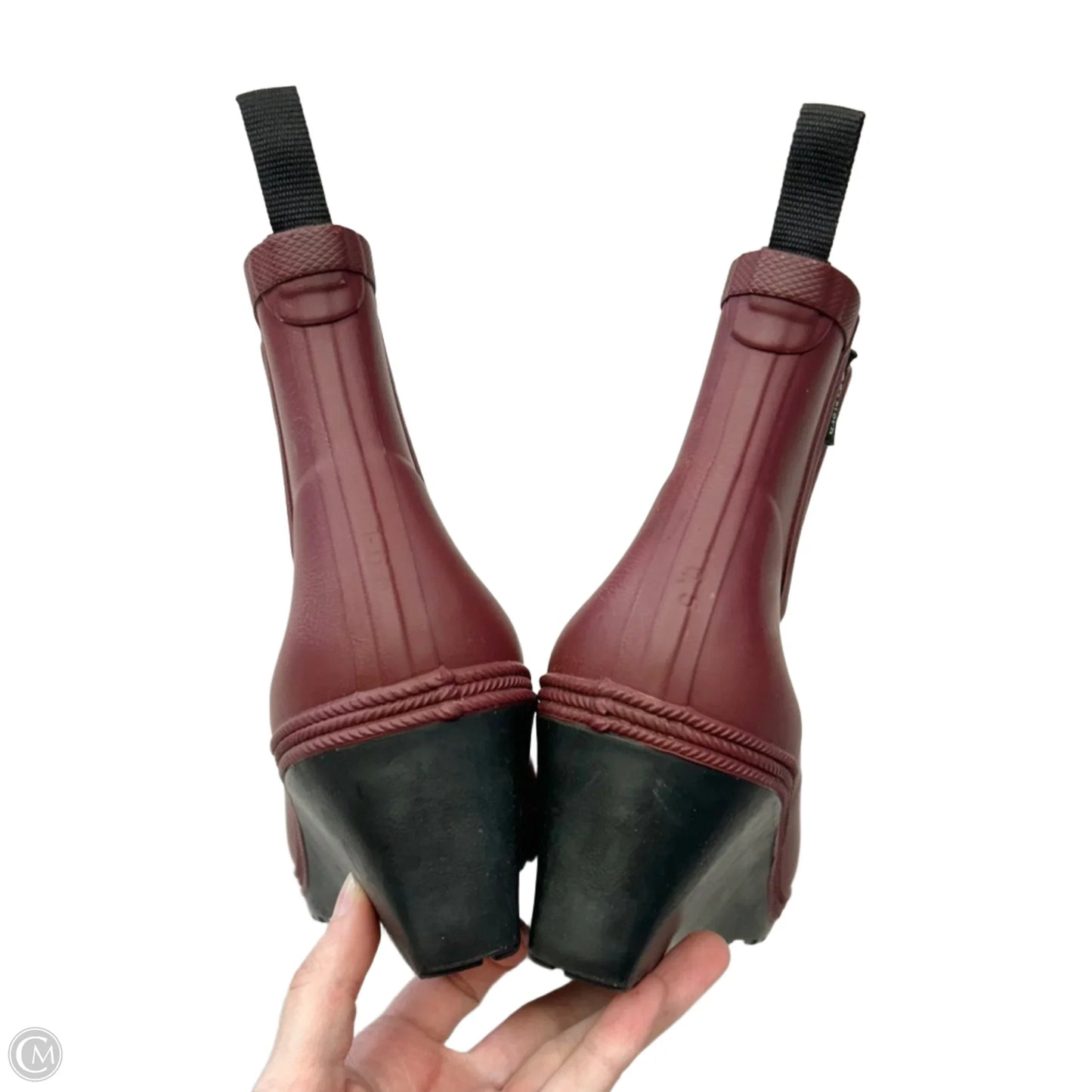 Boots Rain By Tretorn In Maroon, Size: 6.5