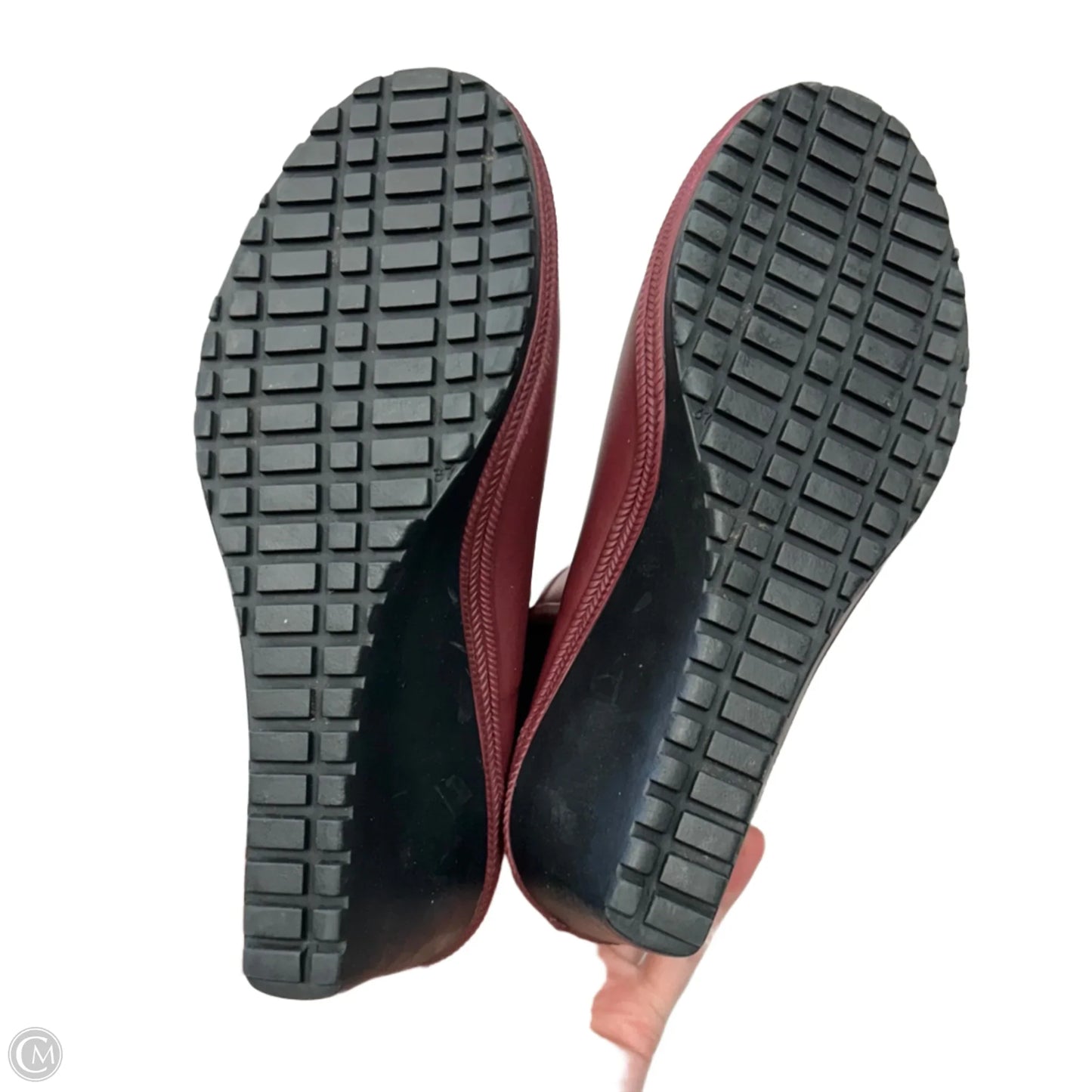 Boots Rain By Tretorn In Maroon, Size: 6.5