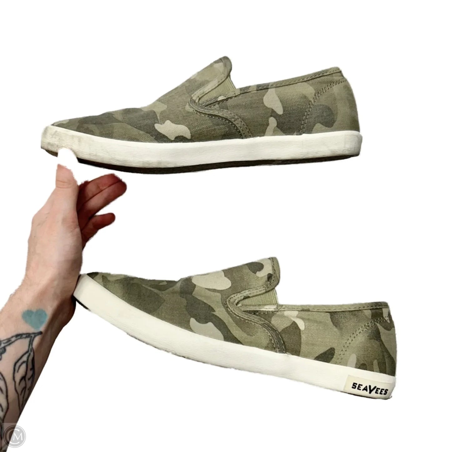 Shoes Flats By Seavees In Camouflage Print, Size: 9