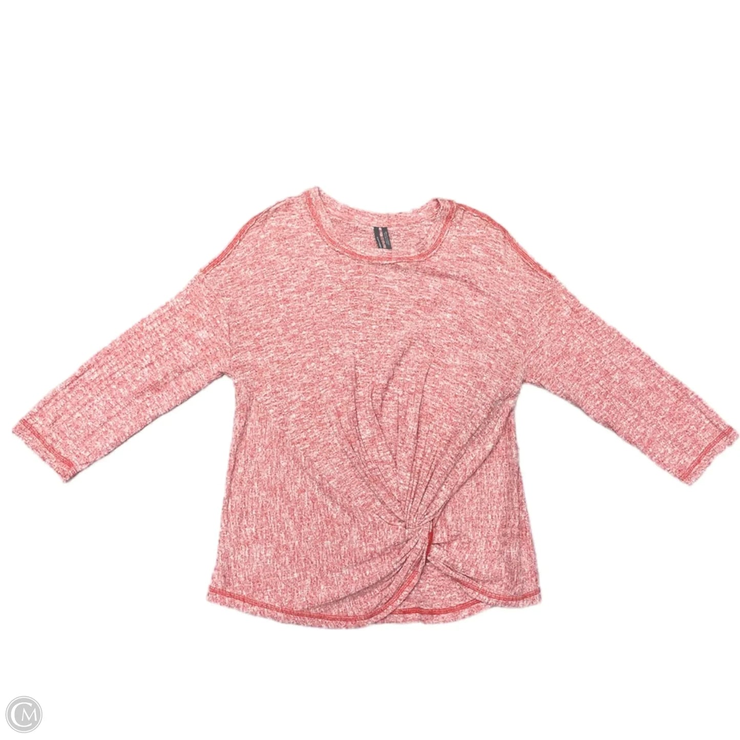 Top Long Sleeve By Anthropologie In Red, Size: S