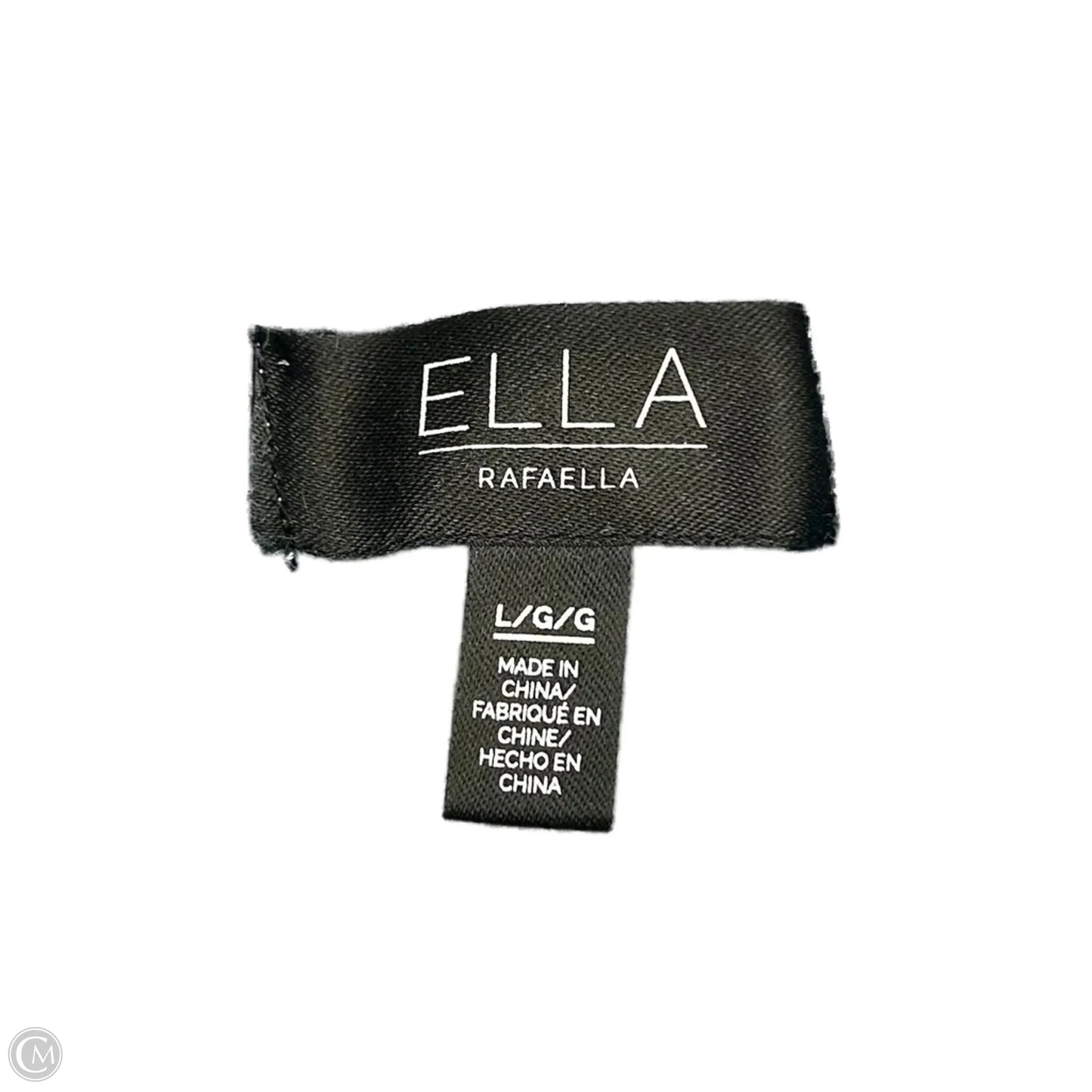 Sweater By Rafaella In Blue & White, Size: L