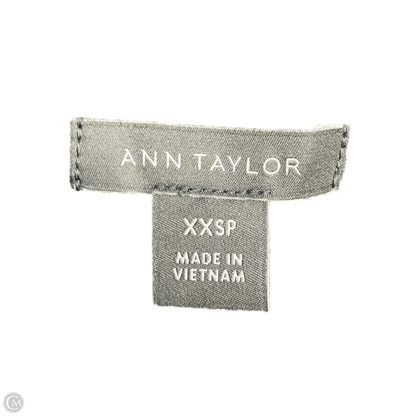 Top Sleeveless By Ann Taylor In Black, Size: Xxsp