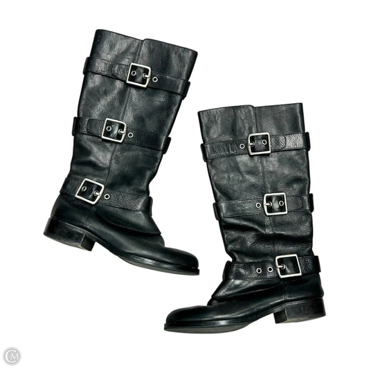 Boots Designer By Coach In Black, Size: 8
