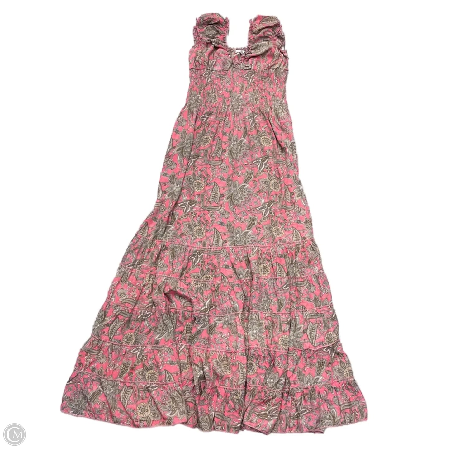 Dress Party Long By Karma Highway In Cream & Pink, Size: Osfm