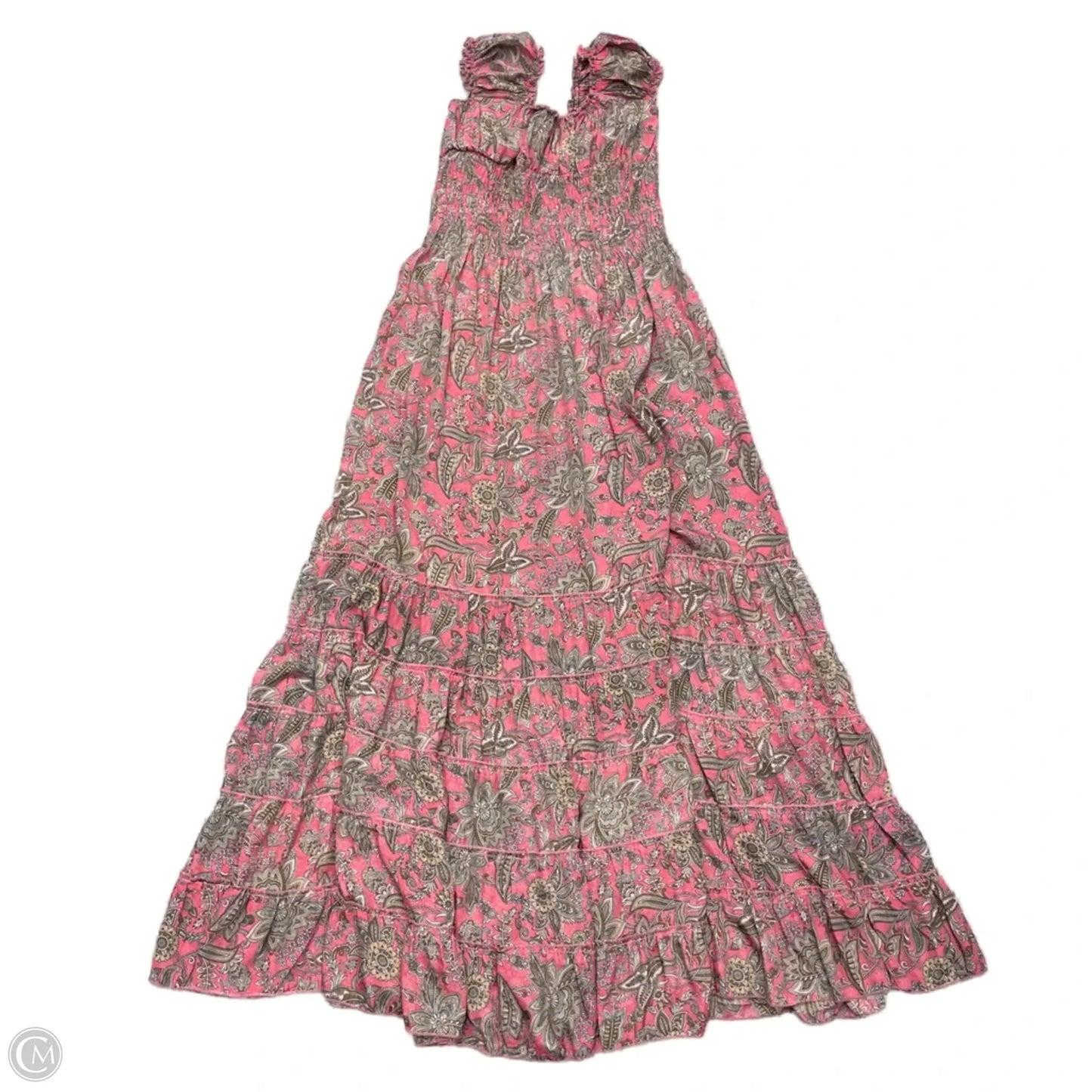 Dress Party Long By Karma Highway In Cream & Pink, Size: Osfm