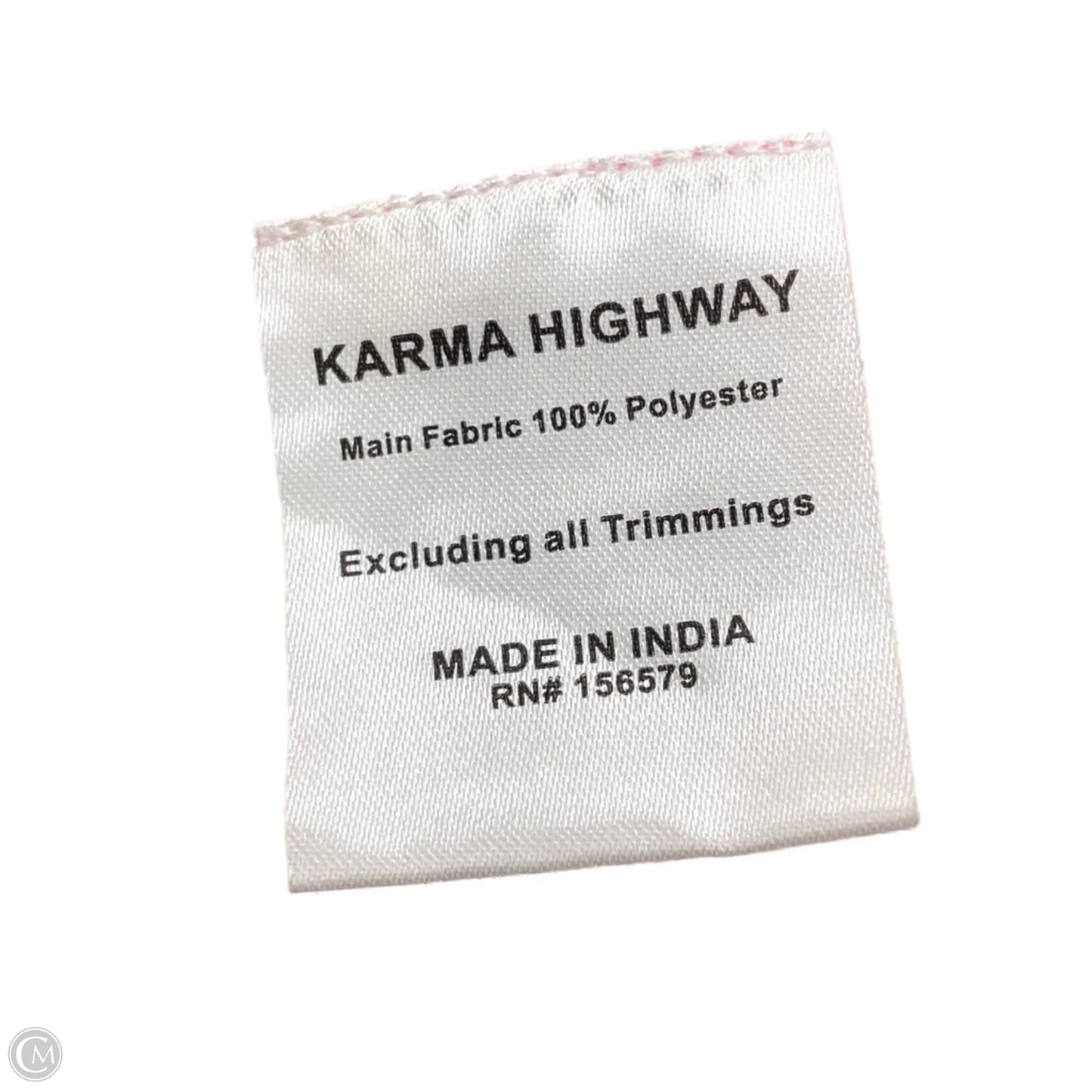 Dress Party Long By Karma Highway In Cream & Pink, Size: Osfm