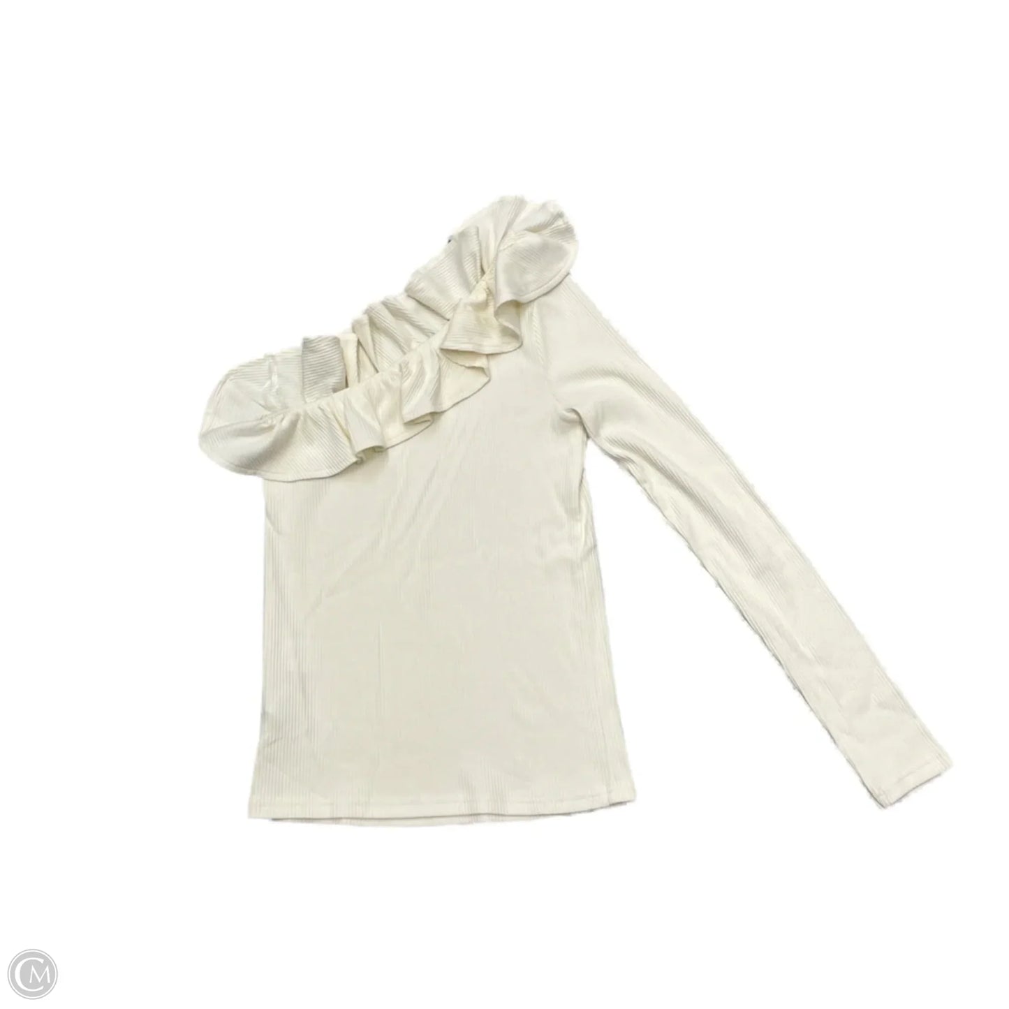 Top Long Sleeve By J. Crew In Ivory, Size: Xs