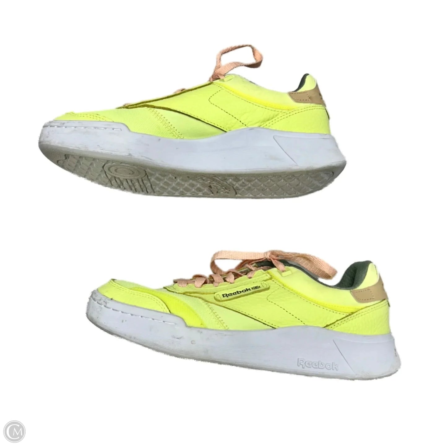 Shoes Sneakers By Reebok In Pink & Yellow, Size: 8