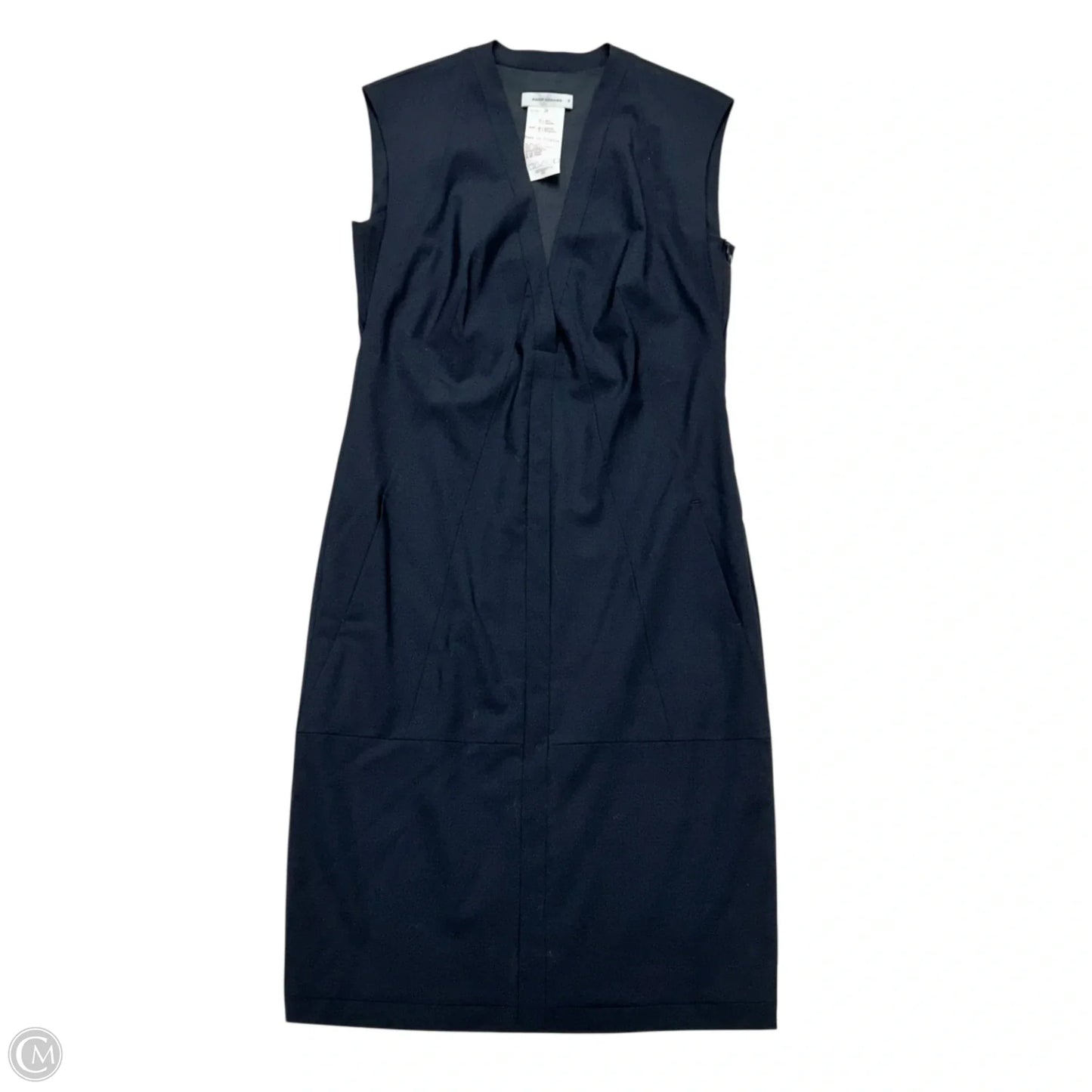 Dress Work By Rene Lezard In Navy, Size: S