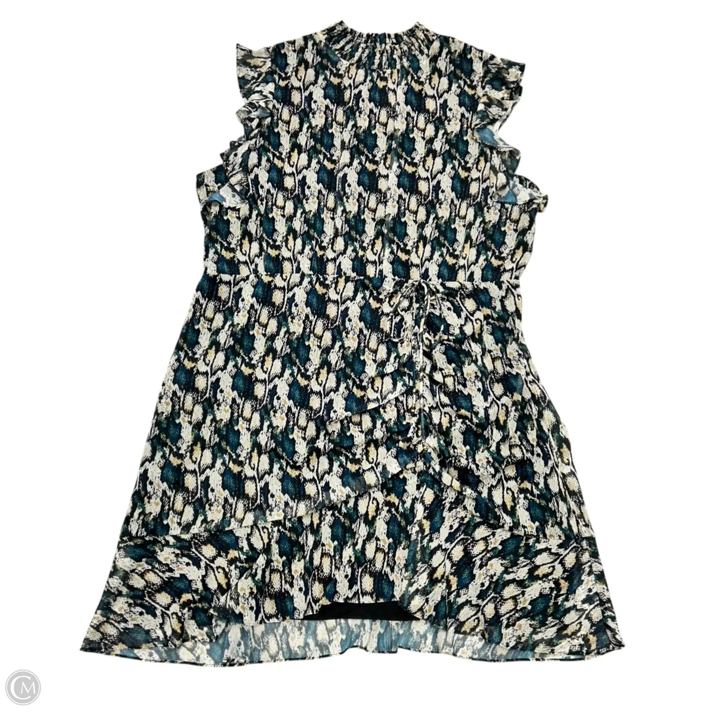 Dress Party Midi By Sam Edelman In Black & Green, Size: 2x