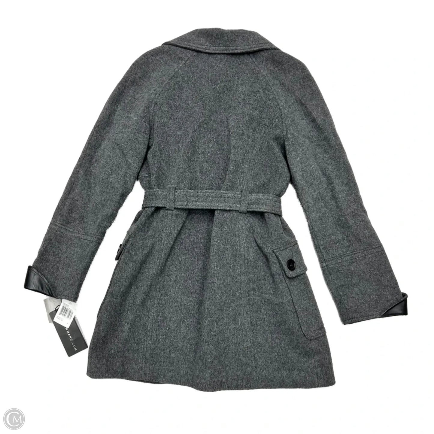 Coat Peacoat By Marc New York In Grey, Size: M