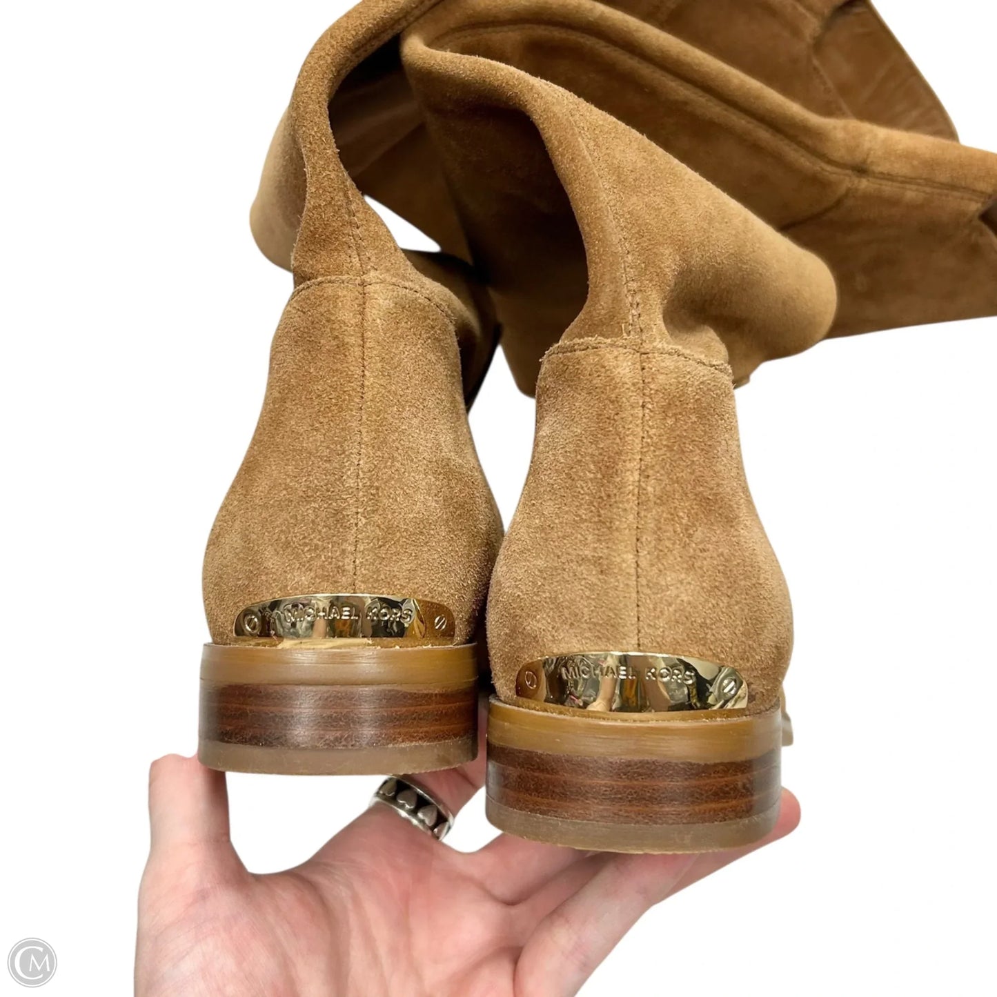 Boots Leather By Michael By Michael Kors In Brown, Size: 6