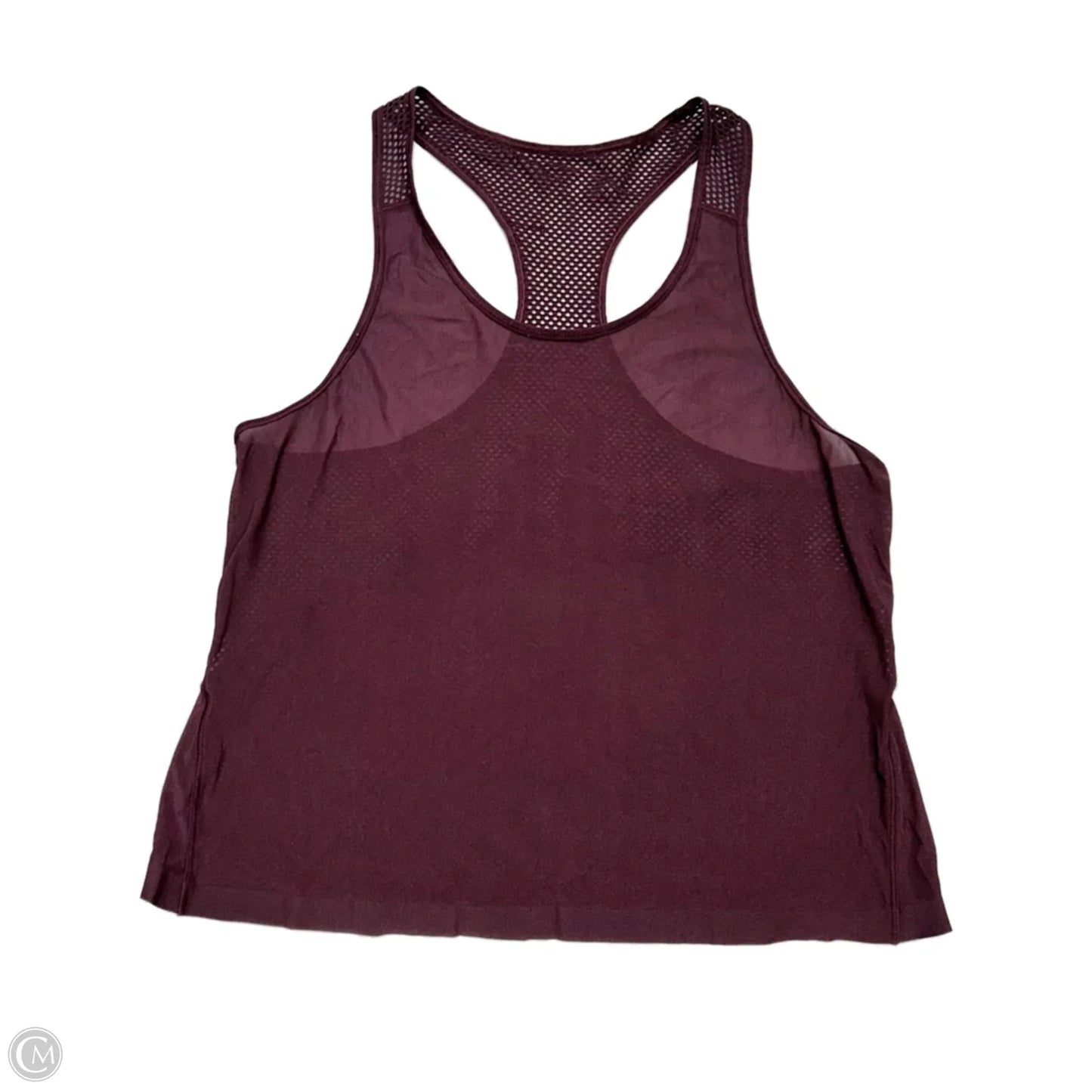 Athletic Tank Top By Lululemon In Maroon, Size: S