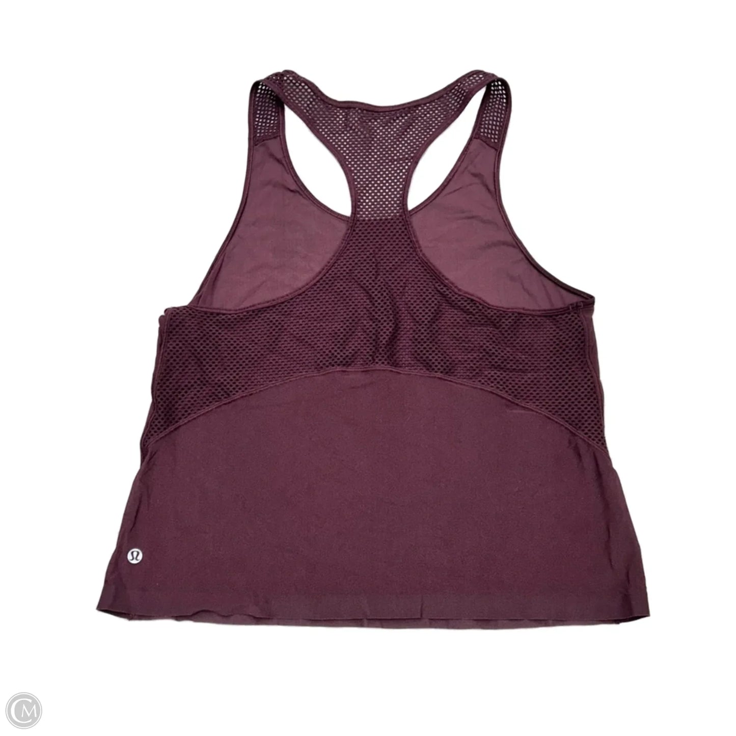 Athletic Tank Top By Lululemon In Maroon, Size: S