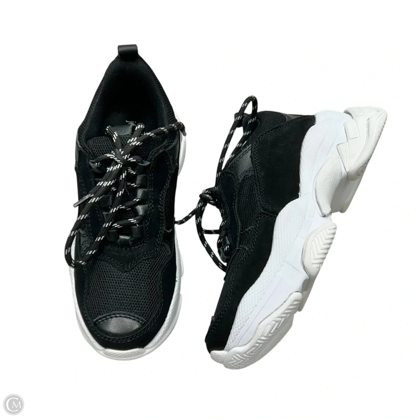 Shoes Sneakers Platform By Jeffery Campbell In Black & White, Size: 7.5