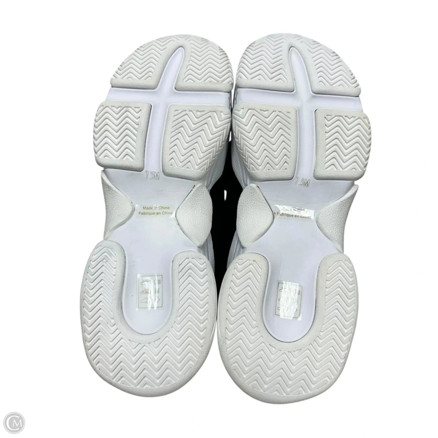 Shoes Sneakers Platform By Jeffery Campbell In Black & White, Size: 7.5