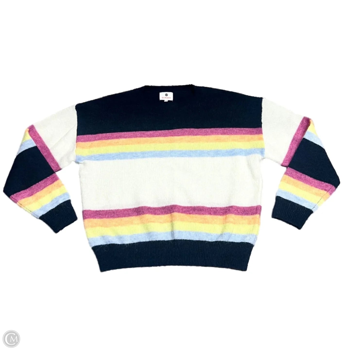 Sweater By Sundry In Striped Pattern, Size: Xs