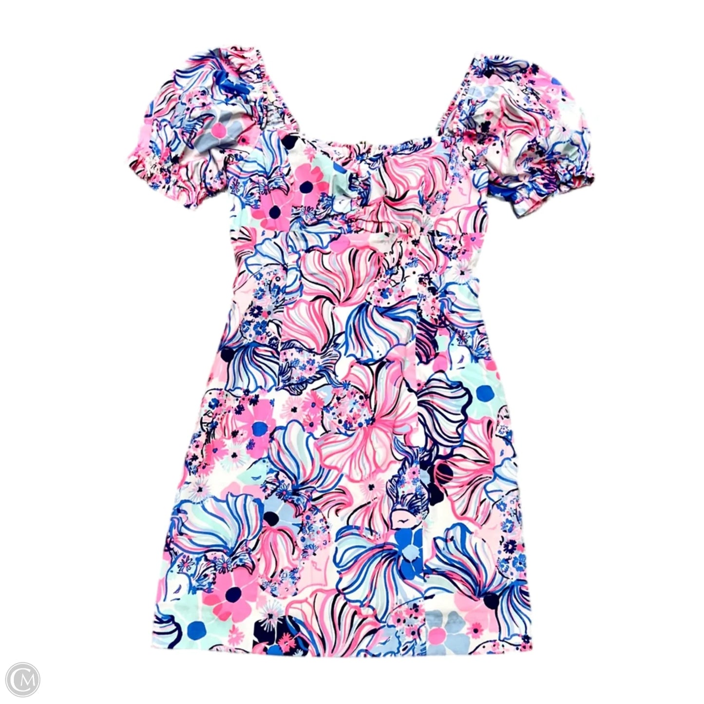 Dress Designer By Lilly Pulitzer In Blue & Pink, Size: Xs