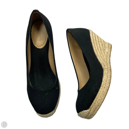 Shoes Heels Wedge By J. Crew In Black & Tan, Size: 7.5