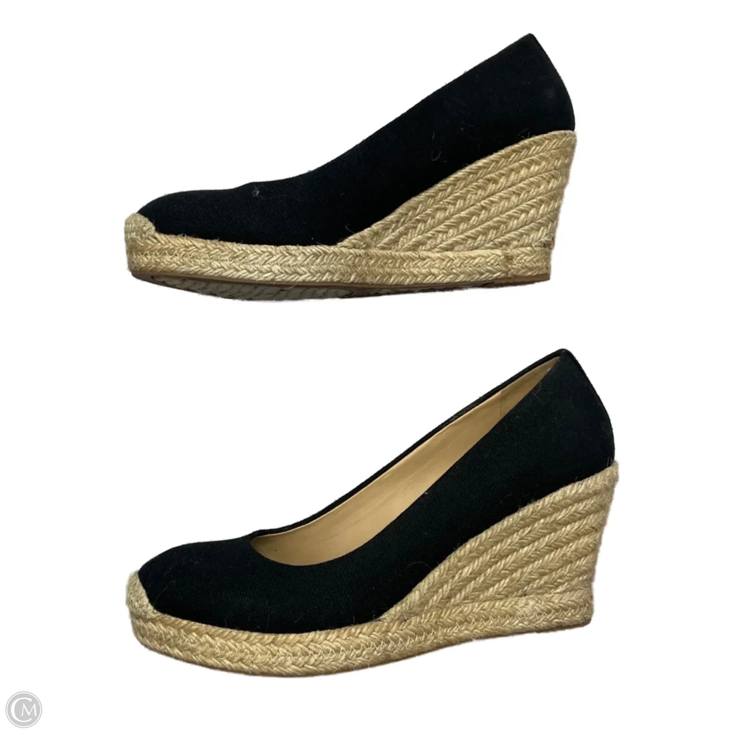 Shoes Heels Wedge By J. Crew In Black & Tan, Size: 7.5
