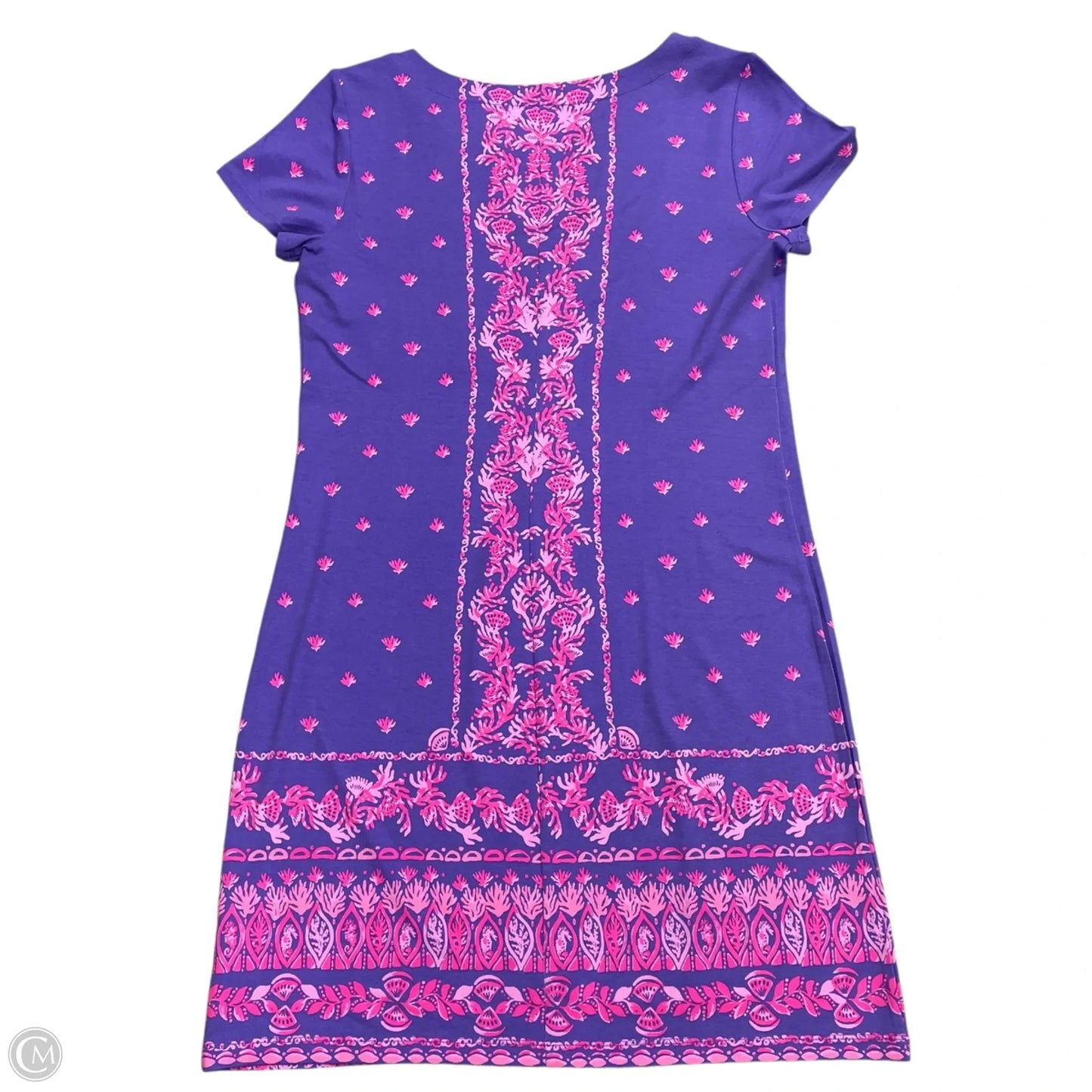 Dress Designer By Lilly Pulitzer In Pink & Purple, Size: M