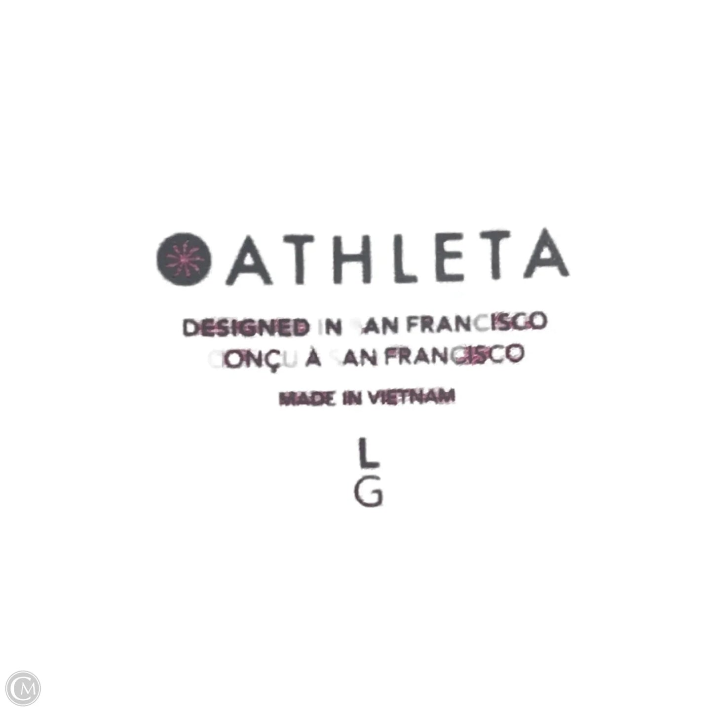 Athletic Tank Top By Athleta In Pink, Size: L