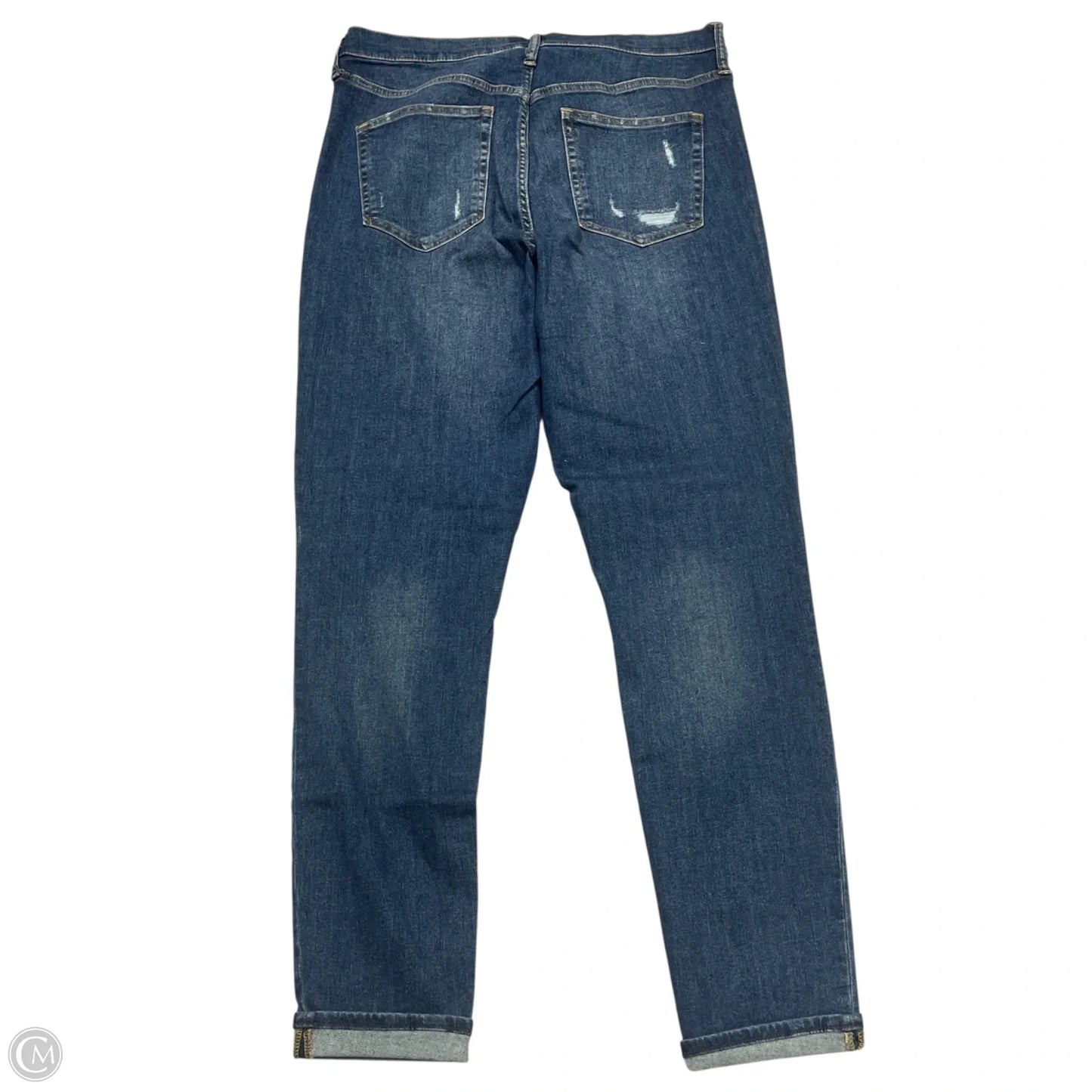 Jeans Skinny By Gap In Blue Denim, Size: 14l
