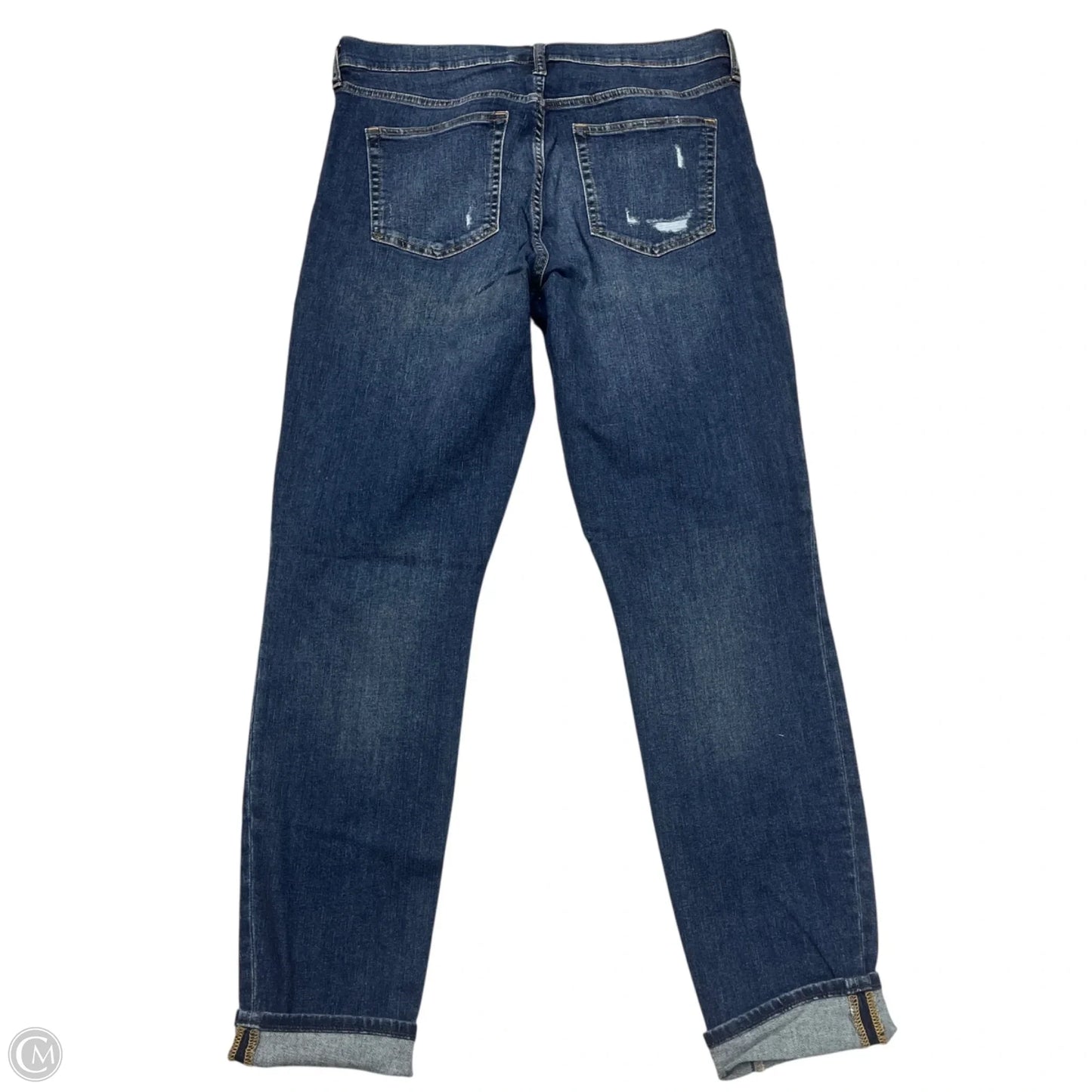 Jeans Skinny By Gap In Blue Denim, Size: 14l