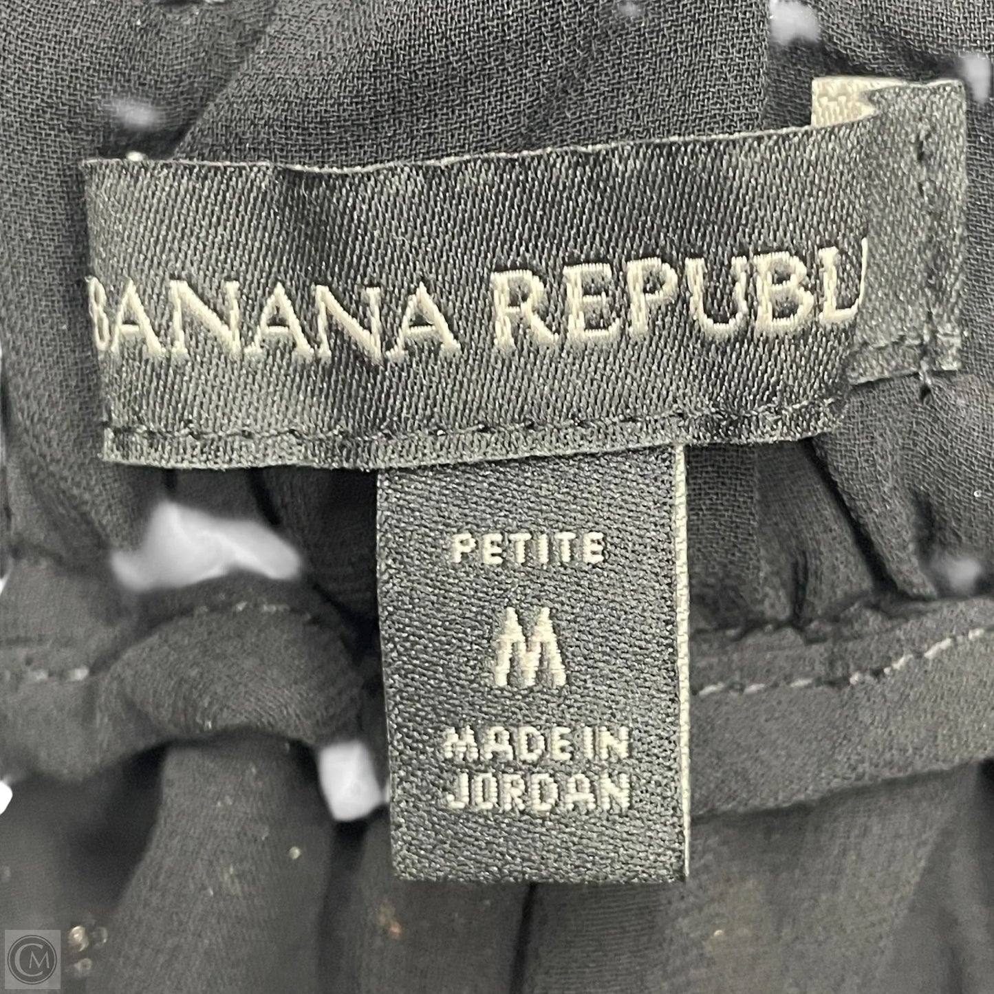 Pants Dress By Banana Republic In Black & Gold, Size: Mp