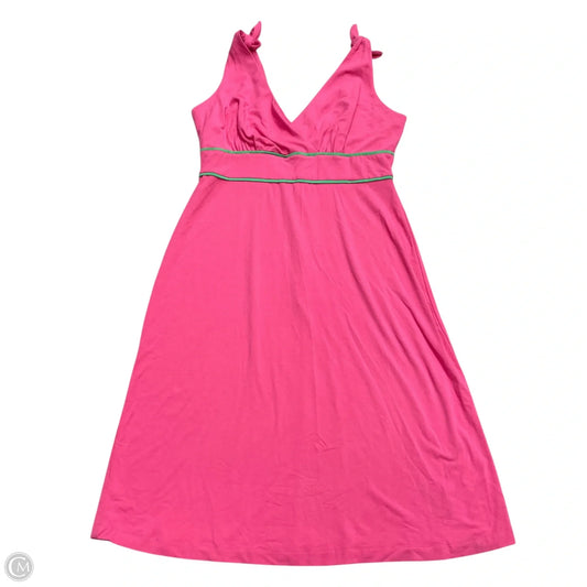 Dress Designer By Lilly Pulitzer In Pink, Size: L