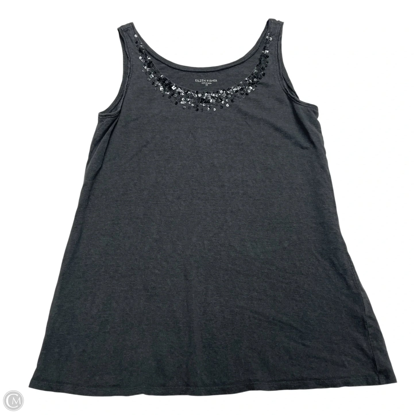 Tank Top By Eileen Fisher In Grey, Size: Xs