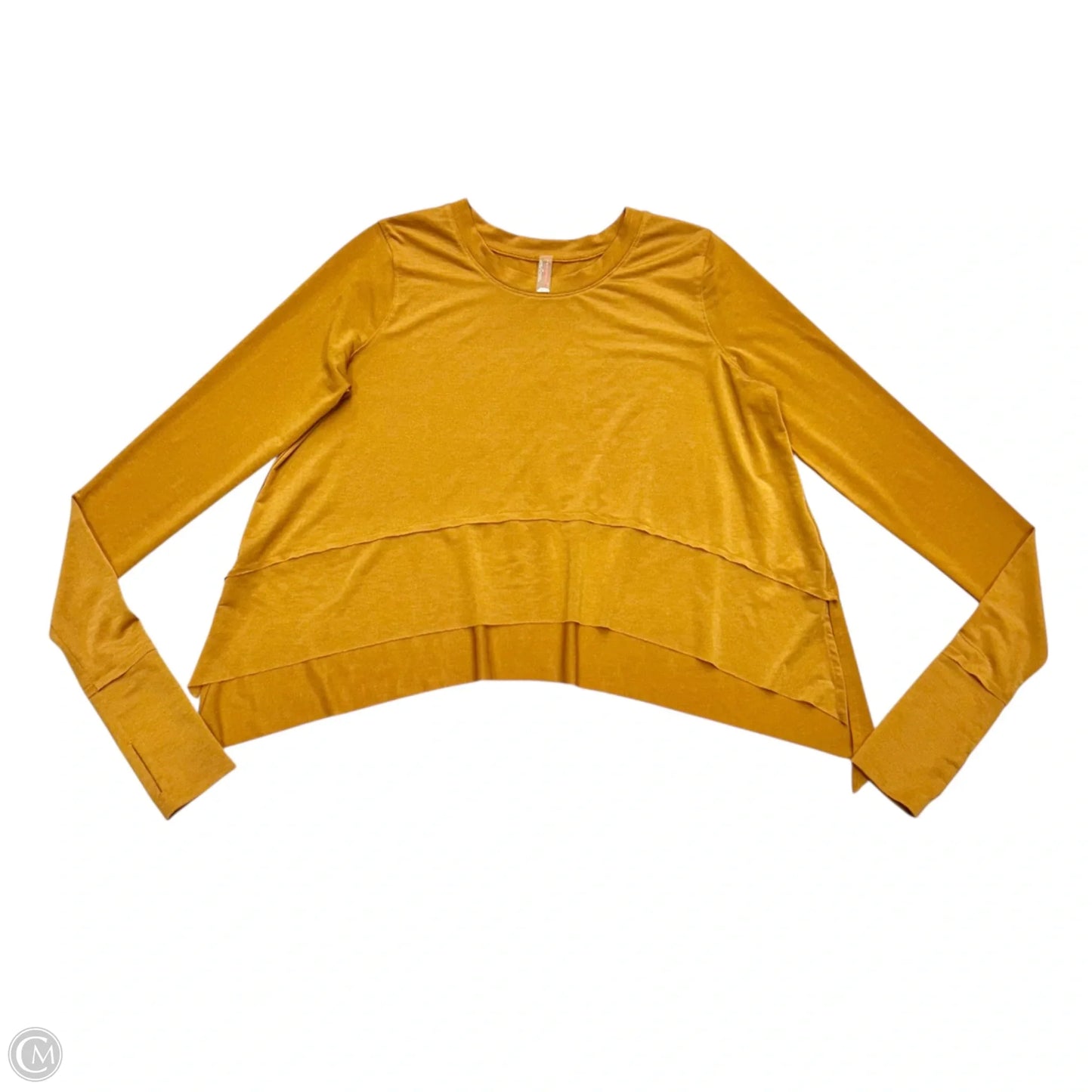 Top Long Sleeve By Free People In Orange, Size: Xs