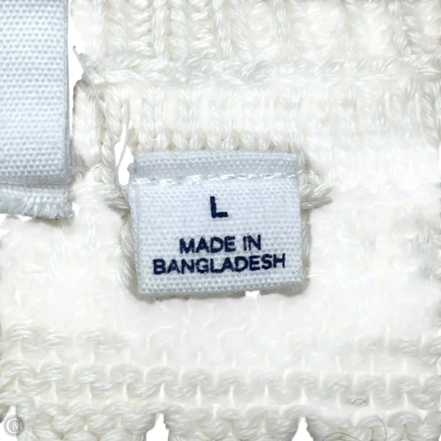 Sweater By Gap In Ivory, Size: L