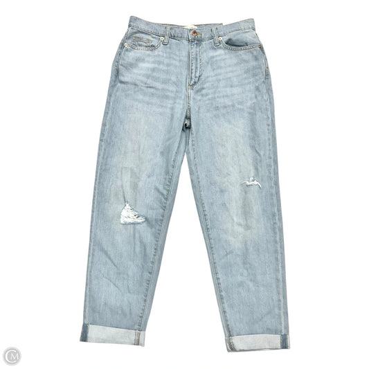 Jeans Straight By Universal Thread In Blue Denim, Size: 6