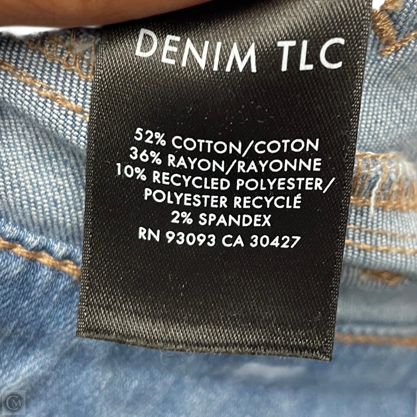 Jeans Straight By Nz Denim In Blue Denim, Size: 10