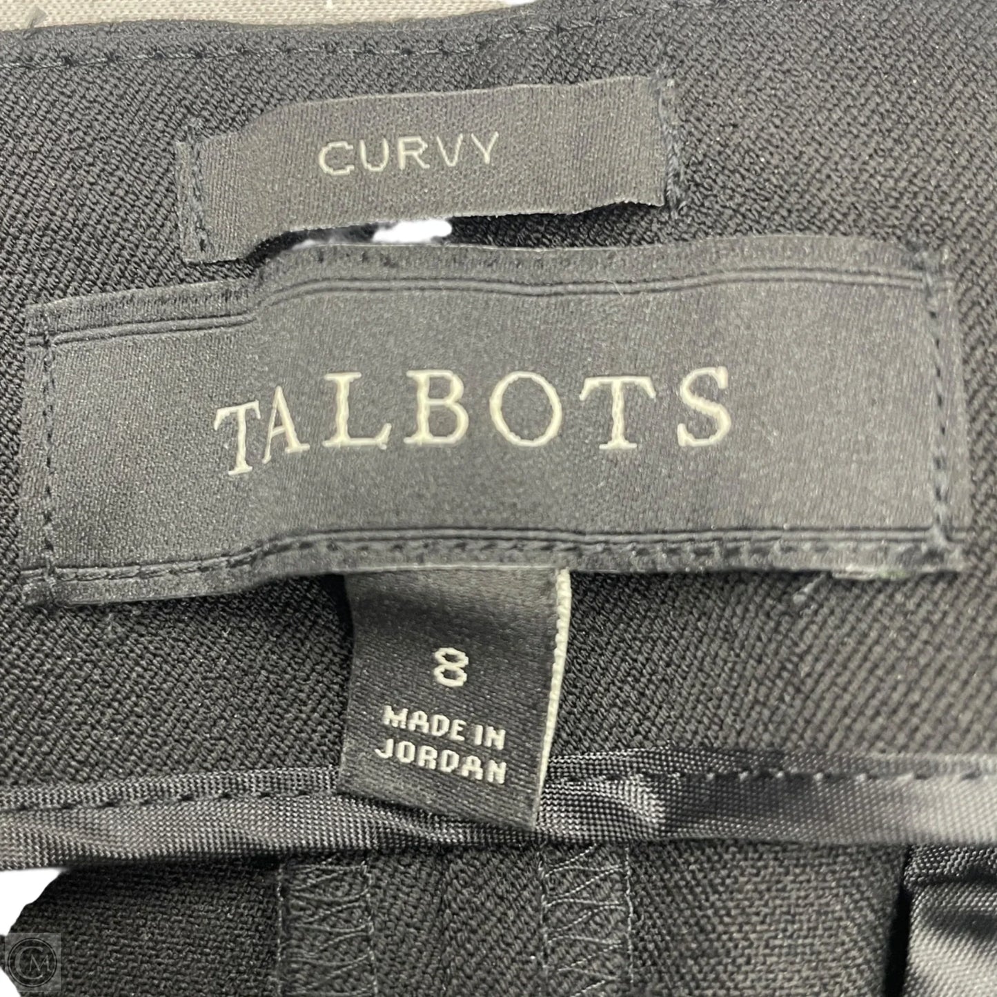 Pants Dress By Talbots In Black, Size: 8