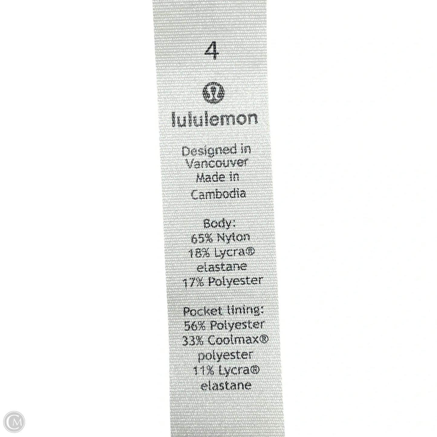 Athletic Leggings By Lululemon In Grey, Size: S