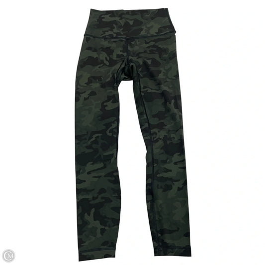 Athletic Leggings By Lululemon In Camouflage Print, Size: S