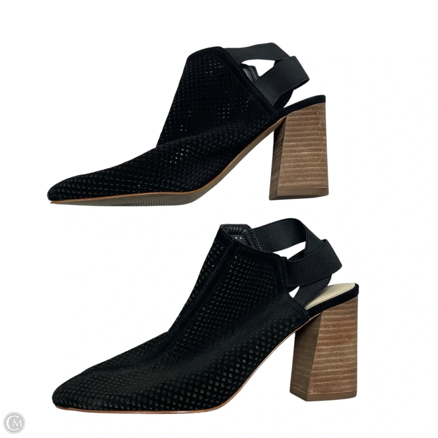 Shoes Heels Block By Marc Fisher In Black & Brown, Size: 7.5